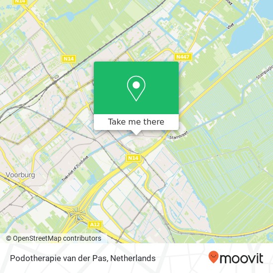 Podotherapie van der Pas map