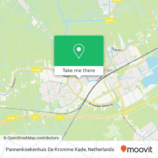 Pannenkoekenhuis De Kromme Kade map