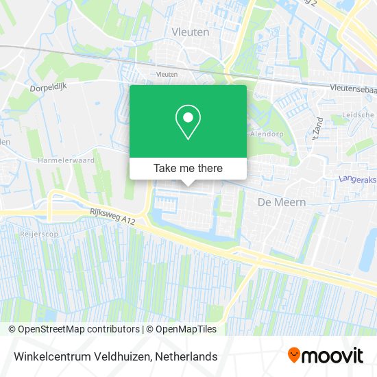 Winkelcentrum Veldhuizen map