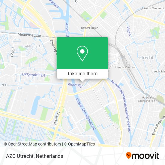 AZC Utrecht map