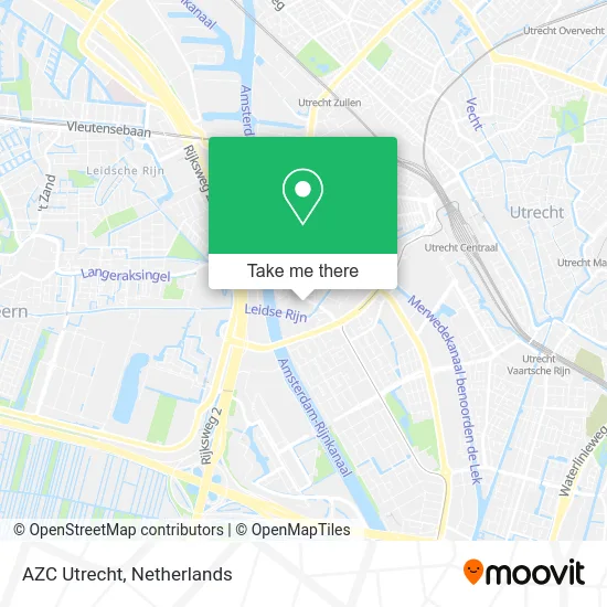 AZC Utrecht map