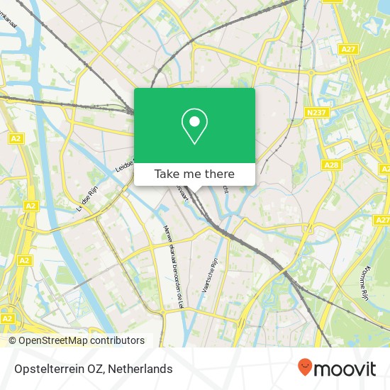 Opstelterrein OZ map