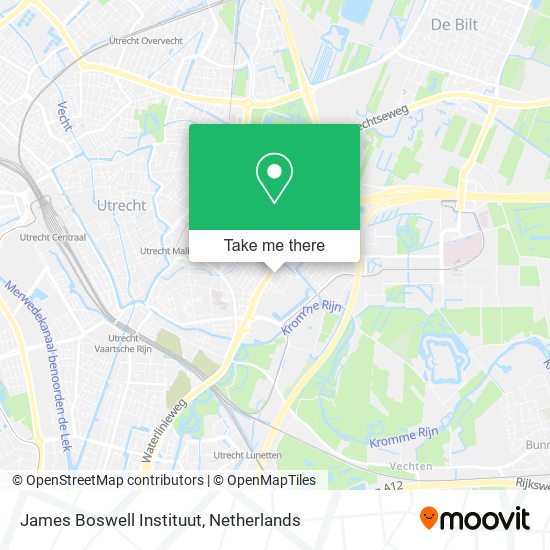 James Boswell Instituut map