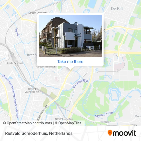 Rietveld Schröderhuis map