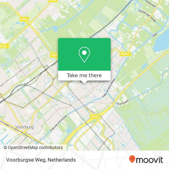 Voorburgse Weg Karte