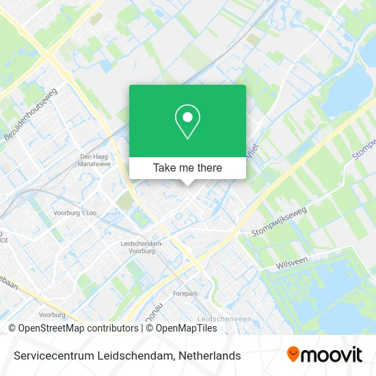 Servicecentrum Leidschendam map