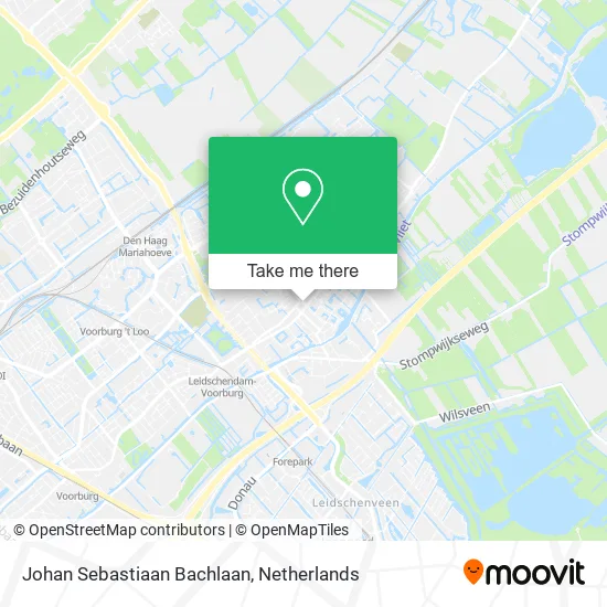 Johan Sebastiaan Bachlaan map