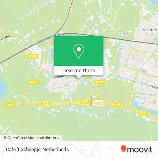 Cafe 't Scheepje map