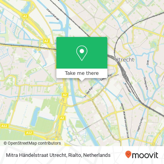 Mitra Händelstraat Utrecht, Rialto Karte