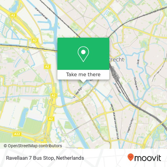 Ravellaan 7 Bus Stop Karte