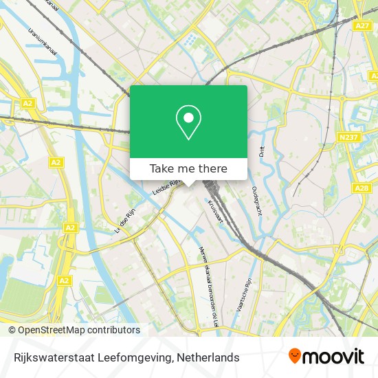 Rijkswaterstaat Leefomgeving map