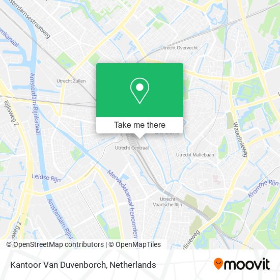 Kantoor Van Duvenborch map