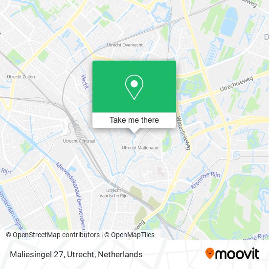 Maliesingel 27, Utrecht map