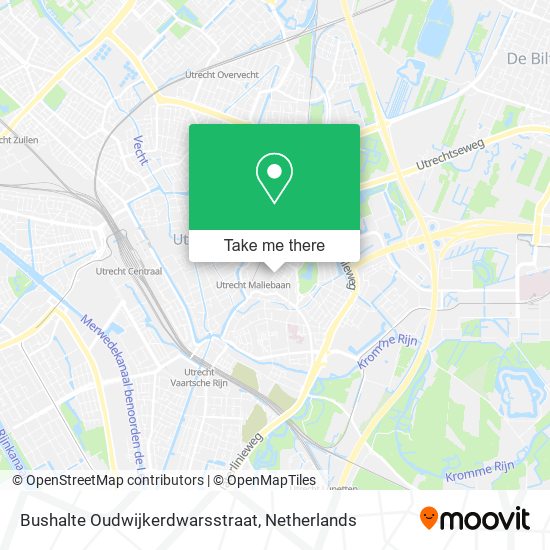 Bushalte Oudwijkerdwarsstraat map