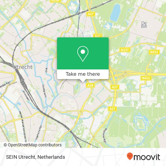 SEIN Utrecht map