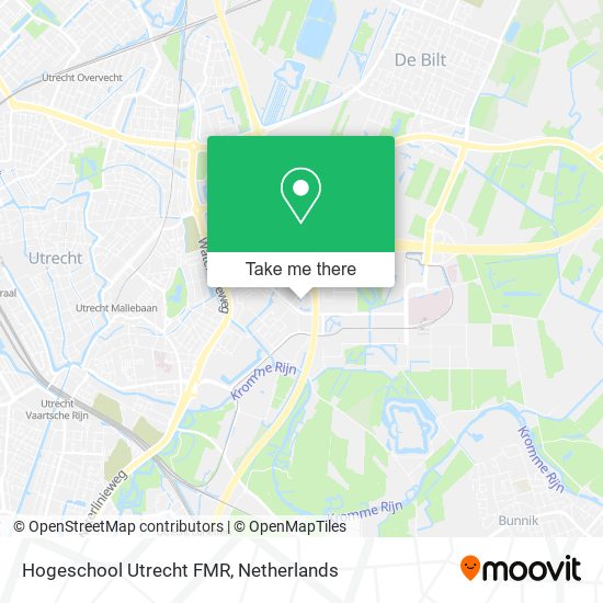 Hogeschool Utrecht FMR map