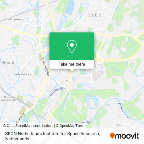 SRON Netherlands Institute for Space Research map