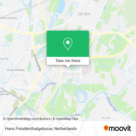 Hans Freudenthalgebouw Karte