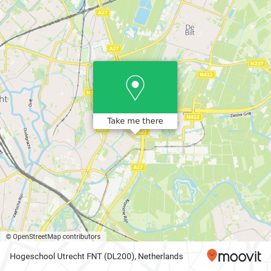 Hogeschool Utrecht FNT (DL200) Karte
