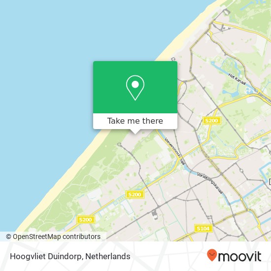 Hoogvliet Duindorp Karte