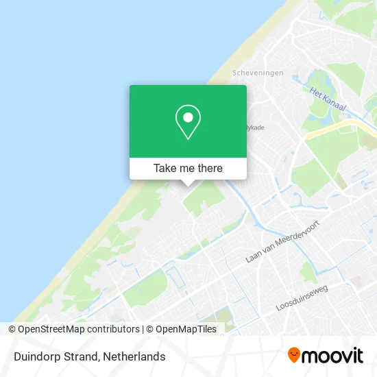 Duindorp Strand map