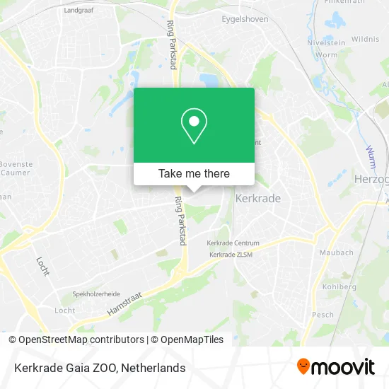 Kerkrade Gaia ZOO Karte