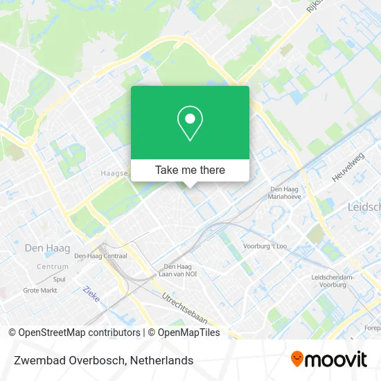 Zwembad Overbosch map