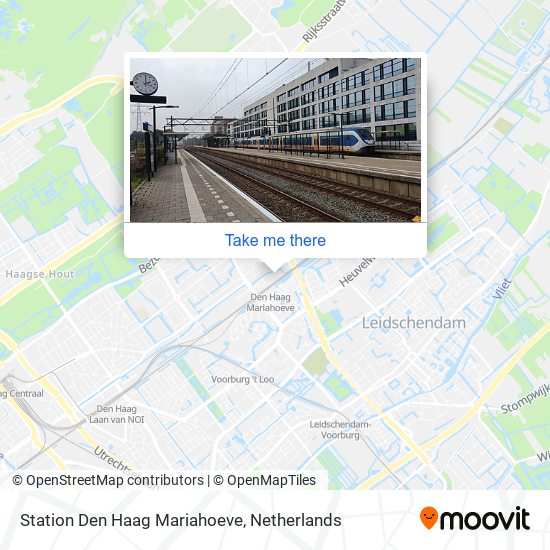 Station Den Haag Mariahoeve Karte