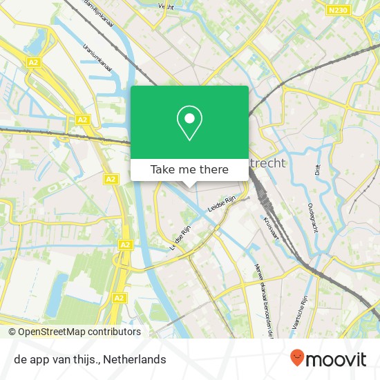 de app van thijs. map