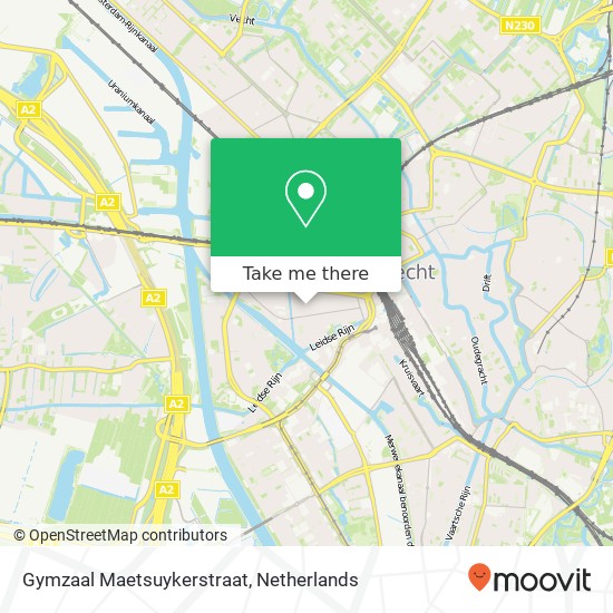 Gymzaal Maetsuykerstraat map