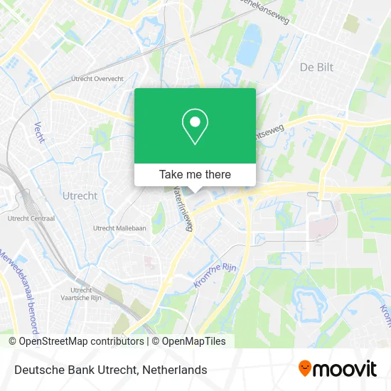 Deutsche Bank Utrecht map