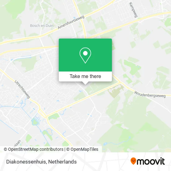 Diakonessenhuis map