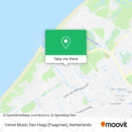 Velvet Music Den Haag (Paagman) map