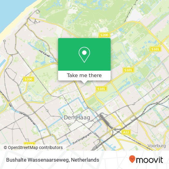 Bushalte Wassenaarseweg map