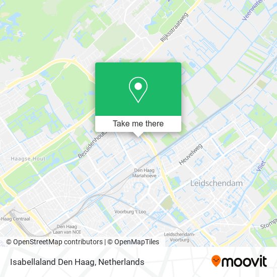 Isabellaland Den Haag map