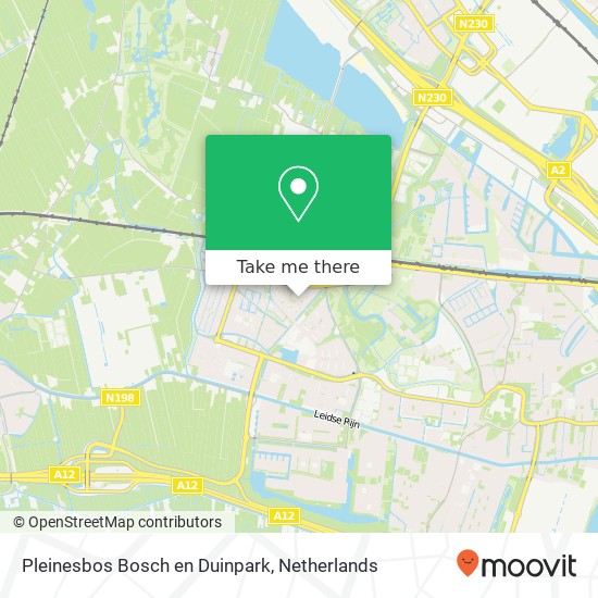 Pleinesbos Bosch en Duinpark Karte