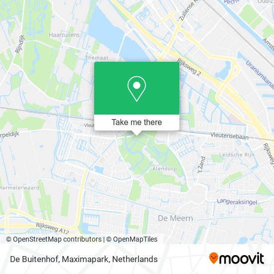 De Buitenhof, Maximapark map