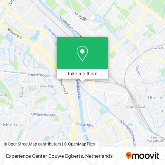 Experience Center Douwe Egberts map