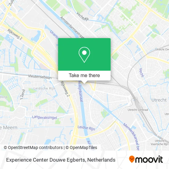 Experience Center Douwe Egberts map
