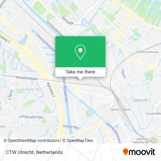 CTW Utrecht map