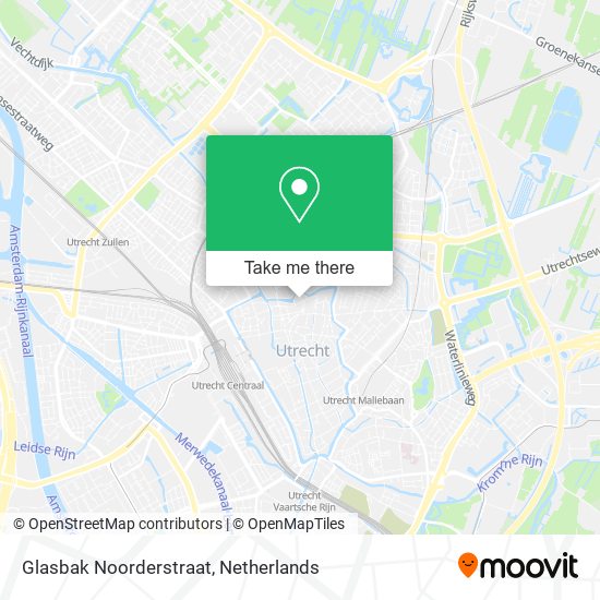 Glasbak Noorderstraat Karte