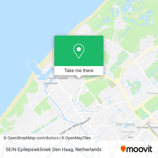 SEIN Epilepsiekliniek Den Haag map