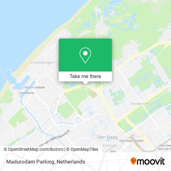 Madurodam Parking map