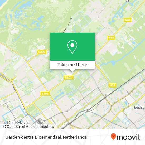 Garden-centre Bloemendaal map