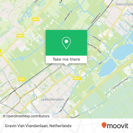 Gravin Van Viandenlaan map