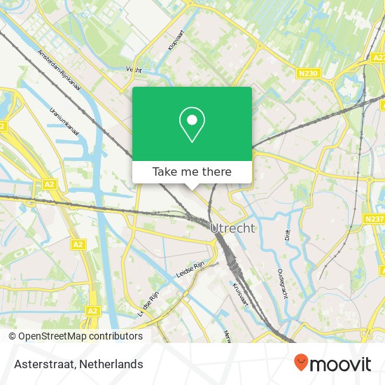 Asterstraat map
