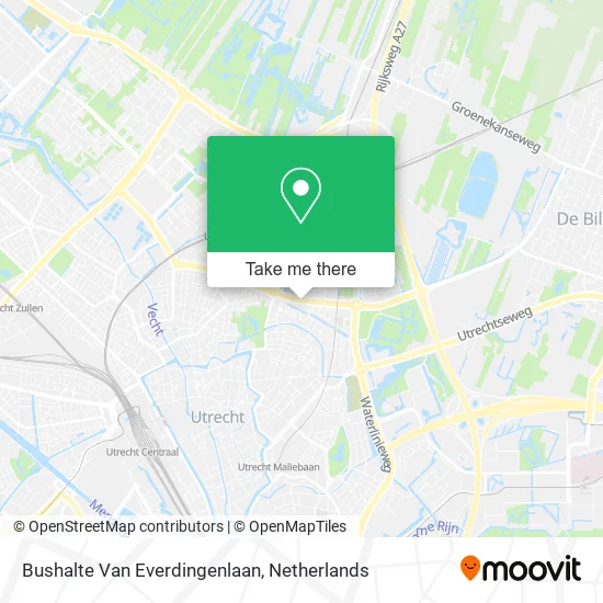 Bushalte Van Everdingenlaan Karte