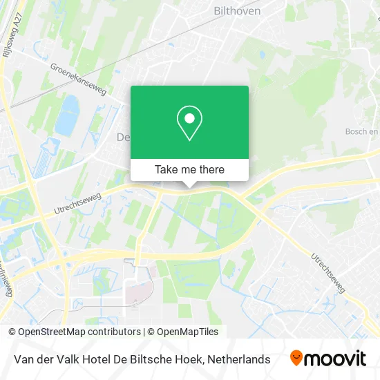 Van der Valk Hotel De Biltsche Hoek Karte