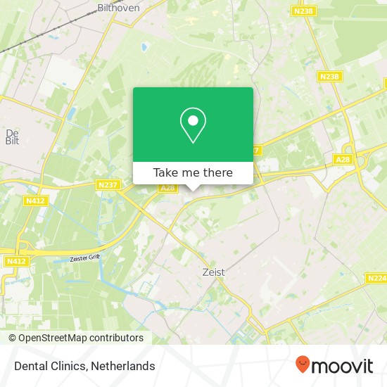 Dental Clinics map