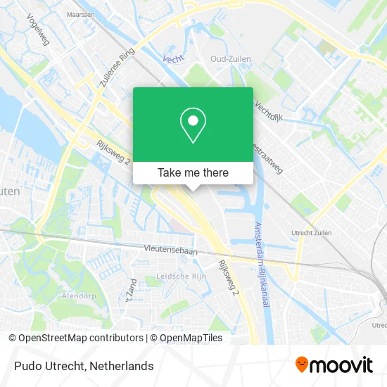 Pudo Utrecht map